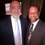 Leon with the Ambassador to Israel, Ron Posner